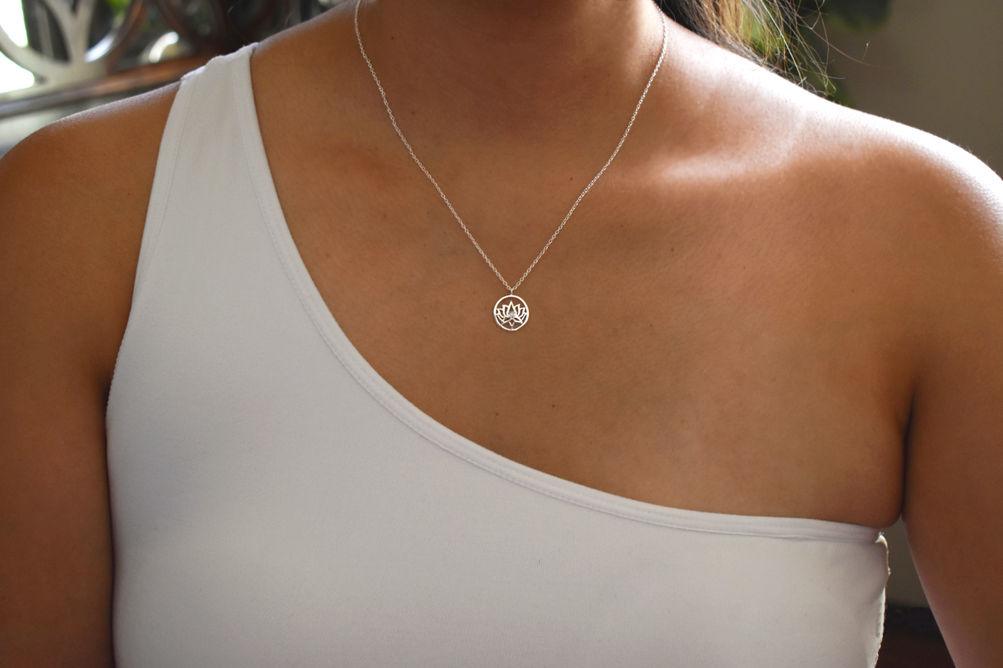 Reinvent Yourself Lotus Necklace